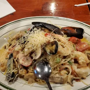 Seafood pasta