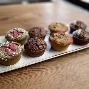 a variety of pastries