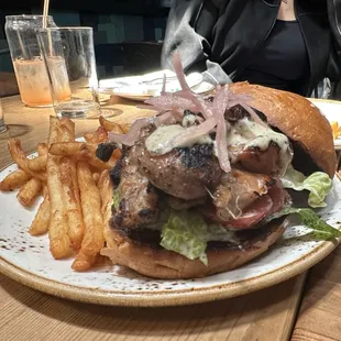 Jerk chicken sandwich