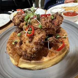 Chicken &amp; waffles