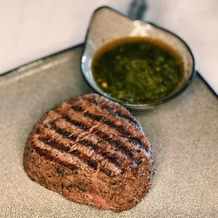 Black Hawk Filet Mignon, 8 oz American Wagyu at Pacific Standard Prime steakhouse in Redondo Beach
