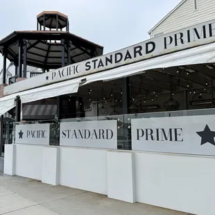 The exterior of Pacific Standard Prime steakhouse in Redondo Beach