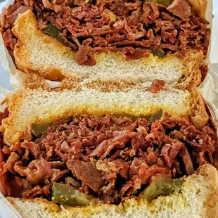 Pastrami sandwich.