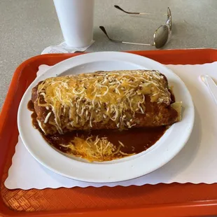 Chili Verde Wet Burrito