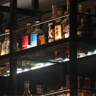 Amazing bar view from my corner booth