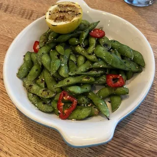 Wood Grilled Edamame