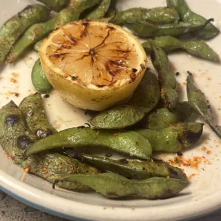 Wood Grilled Edamame