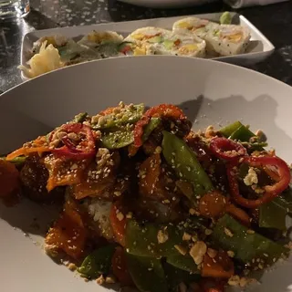 Orange Chicken Rice Bowl