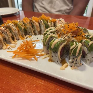 Up front Fuji roll