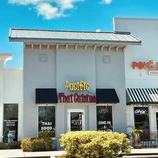 outside