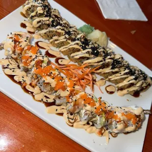 Bubba roll and Japanese Bagel Roll