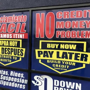 No money no problem buy now and pay later program see stores for details