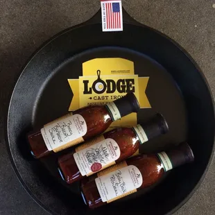 Large selection of Lodge cast iron and so many yummy choices from Stonewall Kitchens:)