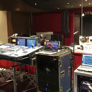 Audio desks and line arrays for large venues!