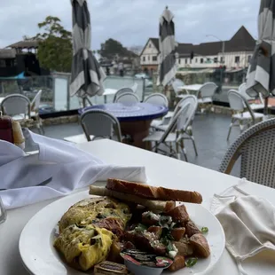 view + Vegetable Omelet
