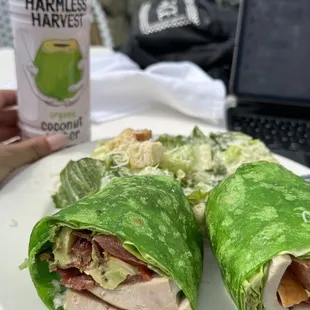 Chicken BLAT Wrap
