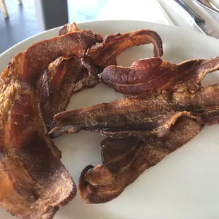 Bacon ordered extra crispy