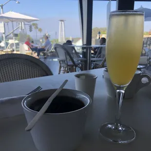 Coffee, mimosa and a great view!