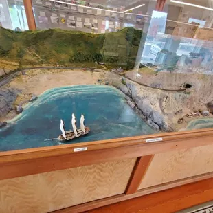 Model railroad exhibit