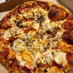 3-topping large pizza