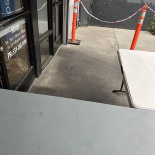 Where you pick up your order.....