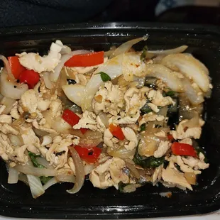 Basic chicken after I recooked it