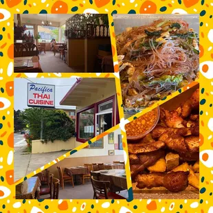 Montage of images from Pacifica Thai Cuisine