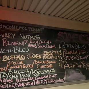 Menu board