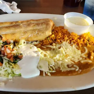 Shrimp Chimichanga