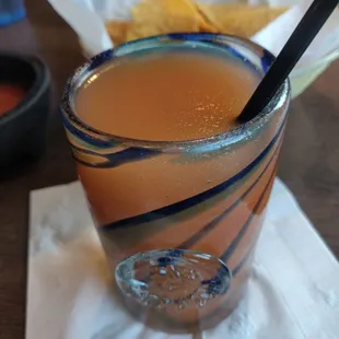 Strong mango margarita...love it!
