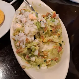 a plate of food on a table