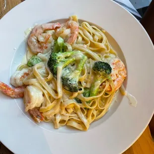 Shrimp Fettucini Alfredo