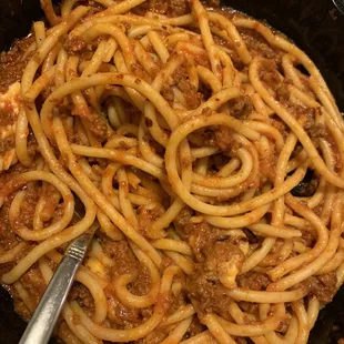 Bucatini Bolognese