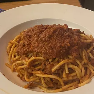 Bucatini Bolognese