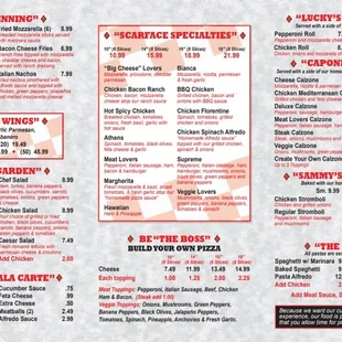 Menu (front side) Updated as 9/4/2020