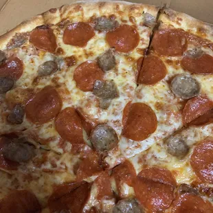 Be &quot;The Boss&quot; Build Your Own Pizza with Pepperoni and Italian Sausage
