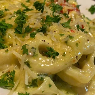 a plate of pasta