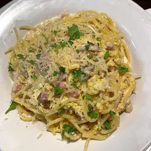 House special that day: Carbonara.