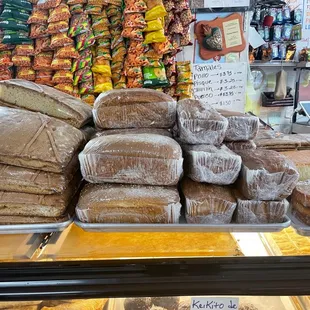 a variety of baked goods