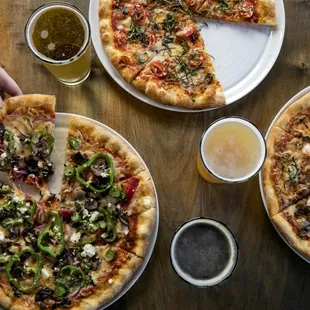 Hand tossed wood fired pizza &amp; local craft beer at Packers