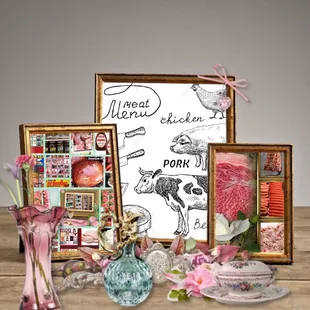 a variety of items on a table