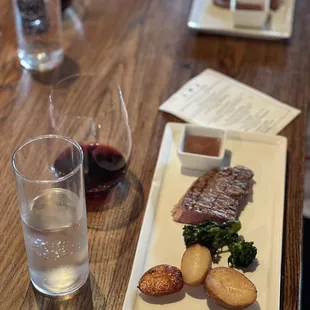 Cabernet with steak ... match made in Heaven!