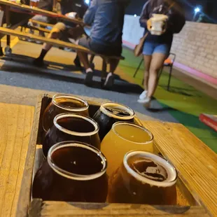 Beer flight of 6
