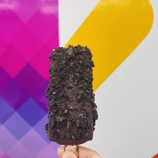 Avocado dipped in chcolate with Oreo