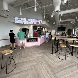 people in a restaurant