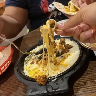 Queso fundido - appetizer, it was good.