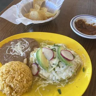 Chicken enchiladas