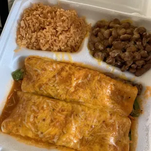 Veggie enchiladas