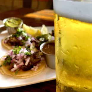 Tacos and cold Beers