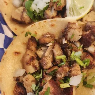 Pollo Asado Tacos